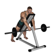 Barbell Row - Incline Close Grip